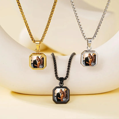 Hidden Memory Projection Necklace