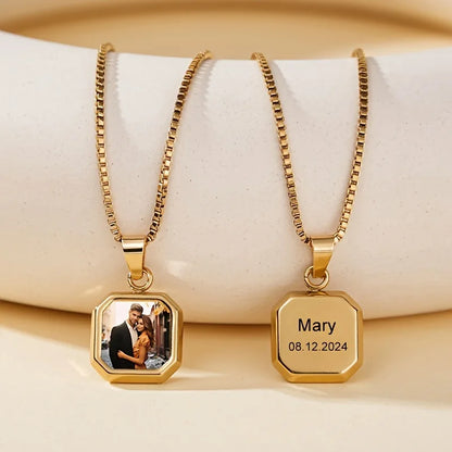 Hidden Memory Projection Necklace